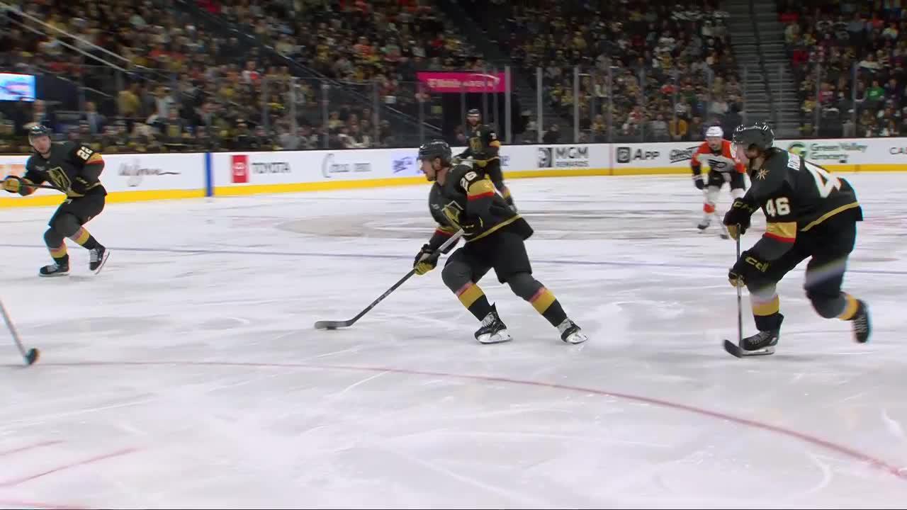 PHI@VGK: Holtz scores goal against Aleksei Kolosov | Vegas Golden Knights