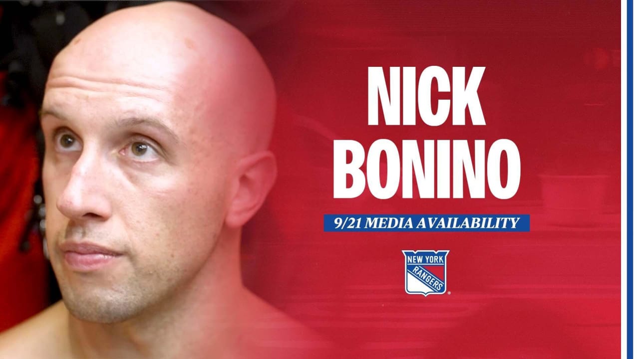 Media Availability Bonino New York Rangers