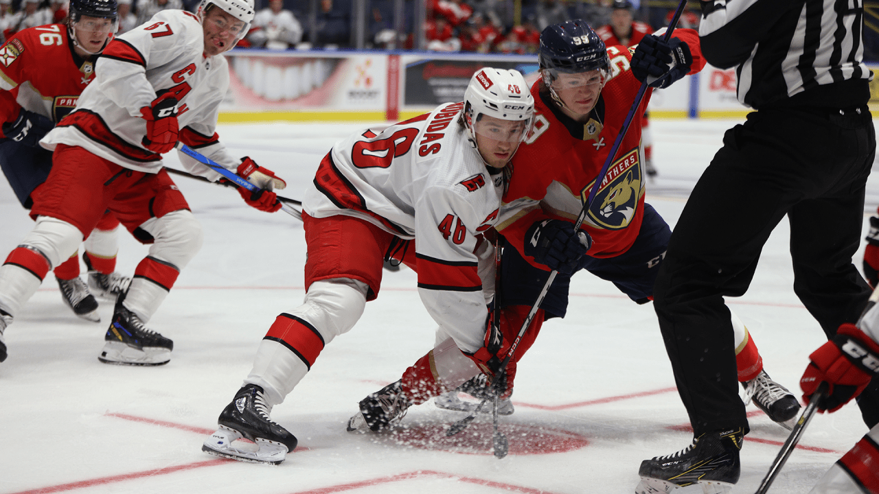 Canes Open Rookie Showcase With Win Over Panthers Carolina Hurricanes