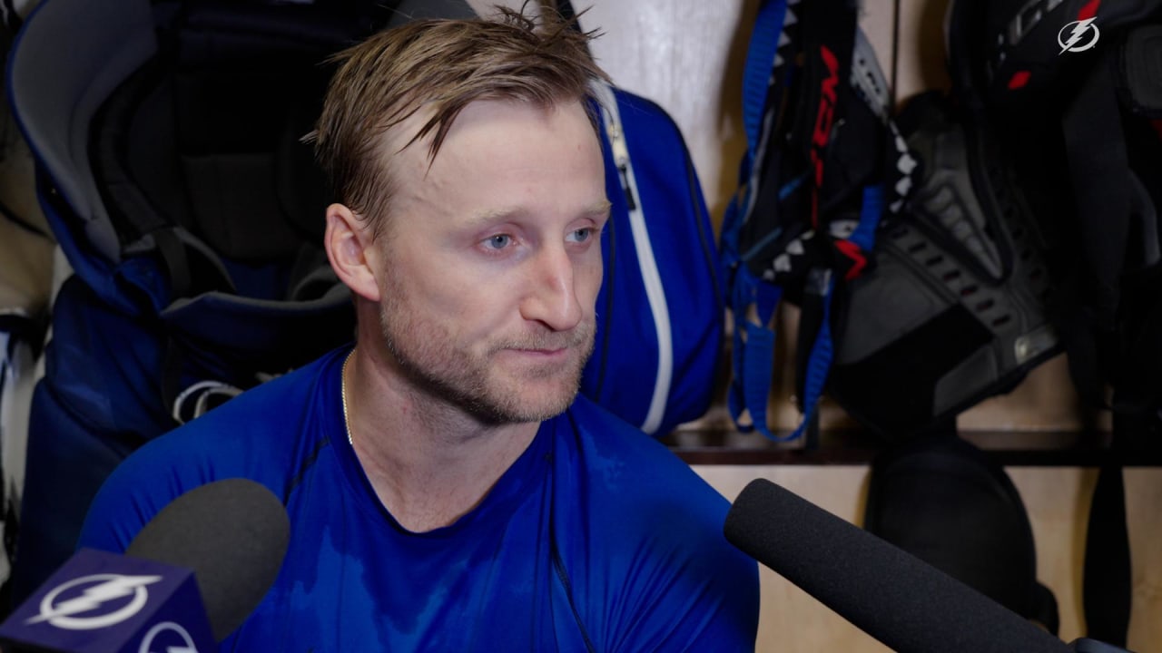 Stamkos Postgame 11 11 23 Tampa Bay Lightning