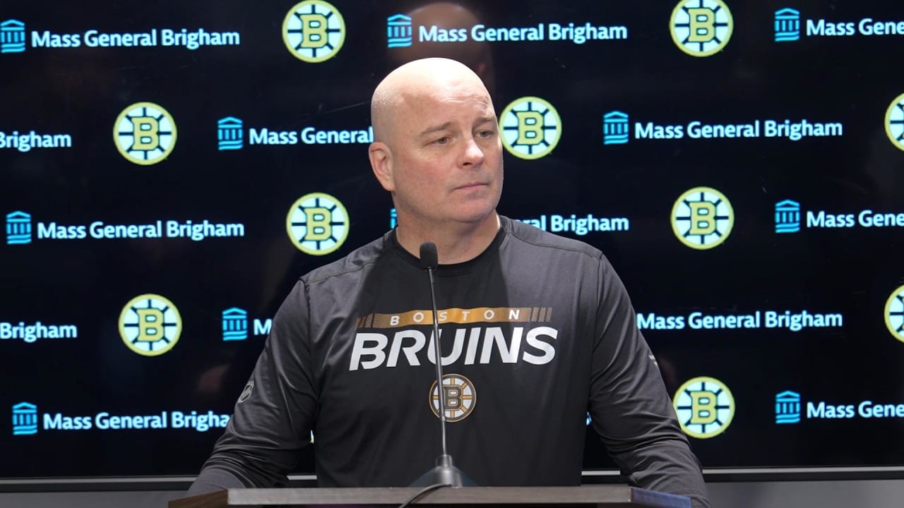 Press Room: Jim Montgomery | Boston Bruins