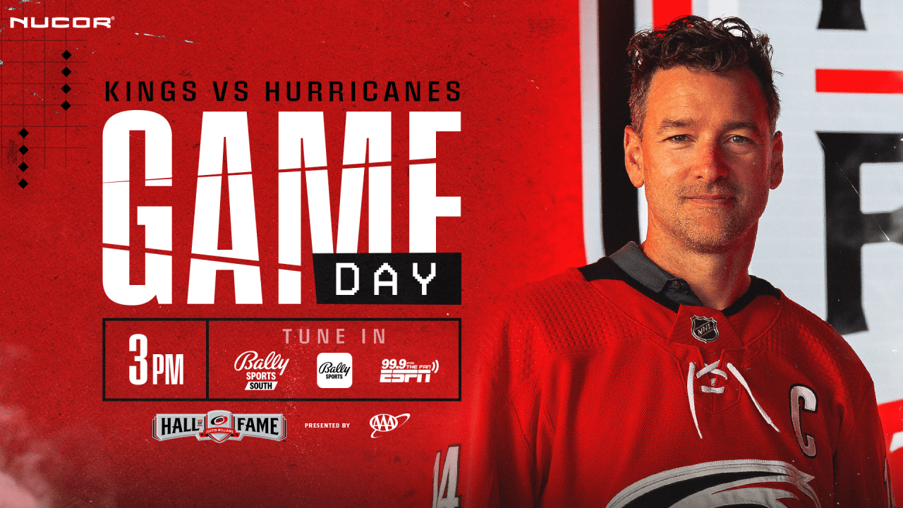 Preview Hall of Fame Game vs. Los Angeles Carolina Hurricanes