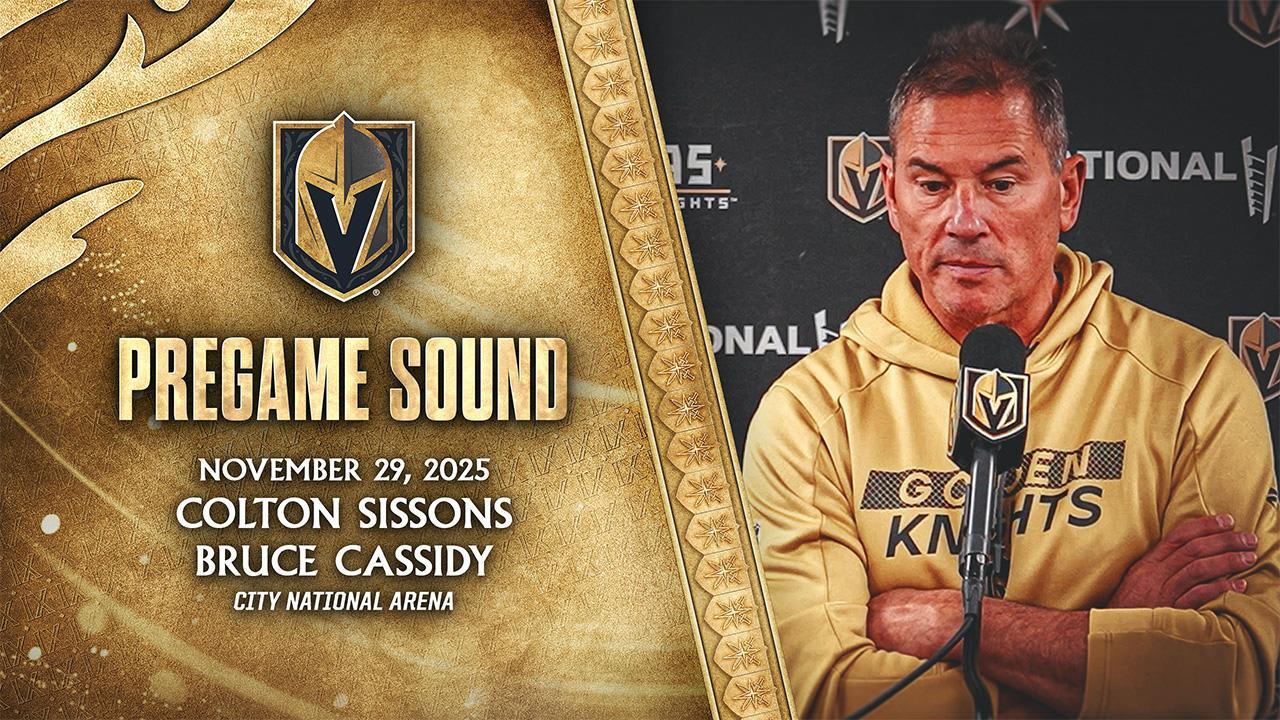 🎥 PREGAME SOUND: Sissons & Cassidy | Vegas Golden Knights