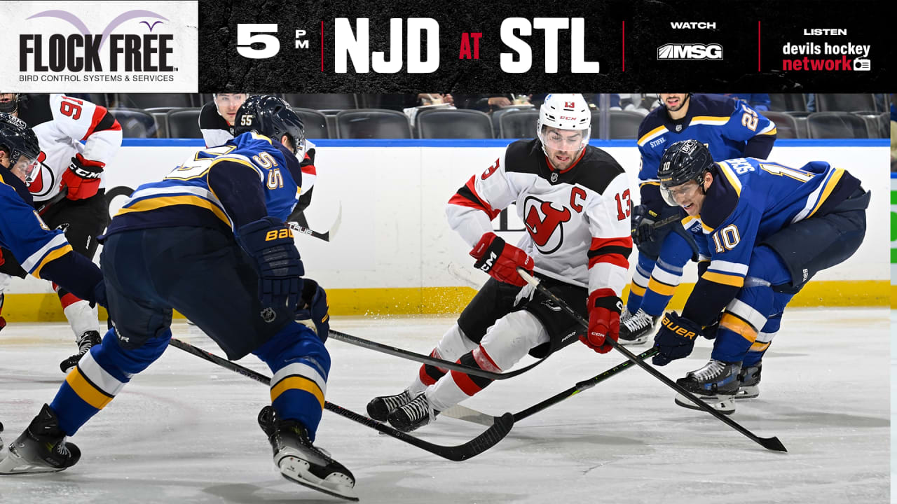 Devils Look for Rebound Performance in St. Louis | PREVIEW | New Jersey Devils