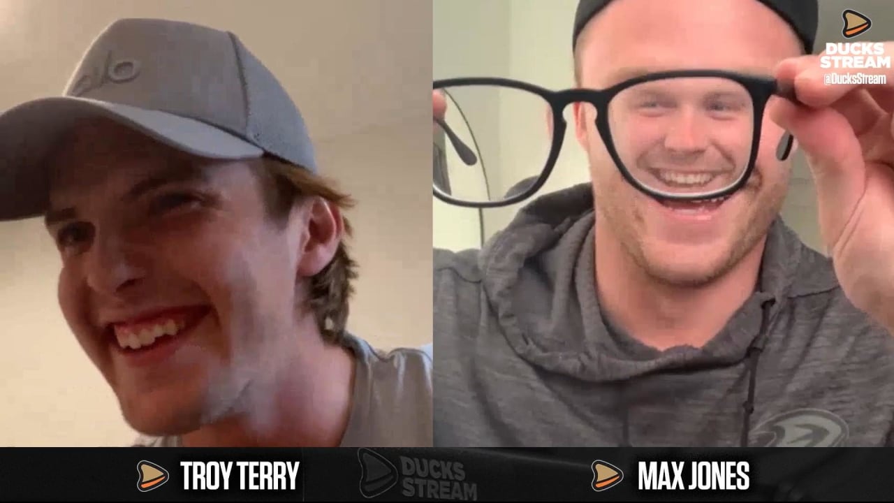 Max Jones Interviews Troy Terry on Ducks Stream 