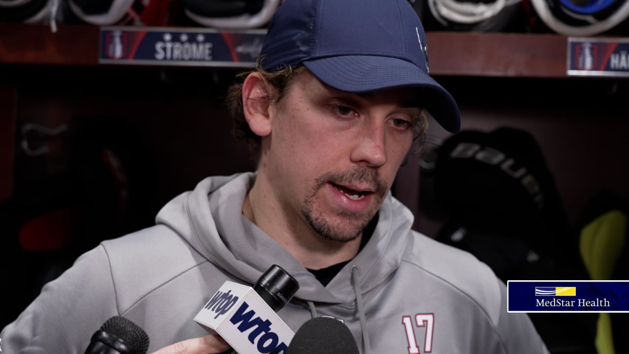 Postgame Dylan Strome Washington Capitals
