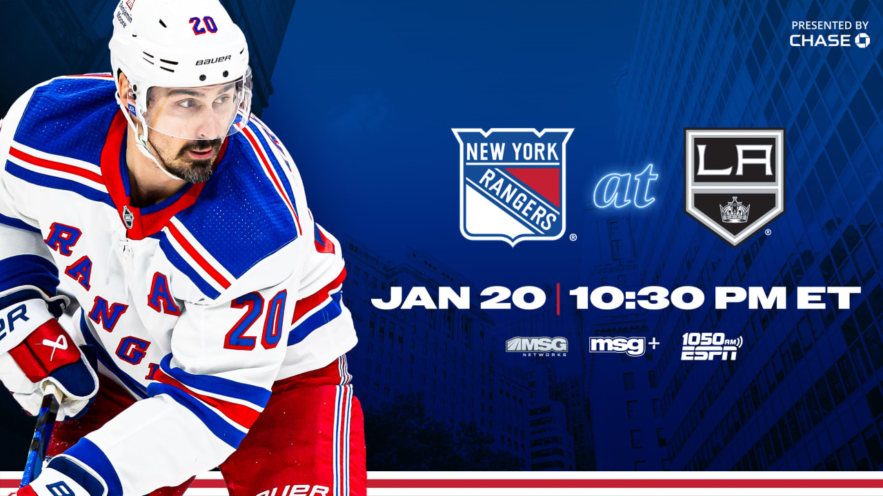 Pregame Notes: Rangers At Kings | New York Rangers