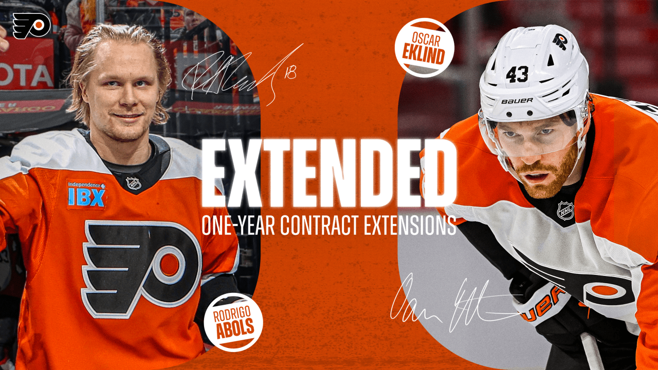 Flyers Re-Sign Forwards Rodrigo Abols and Oscar Eklind to Contract Extension | Philadelphia Flyers