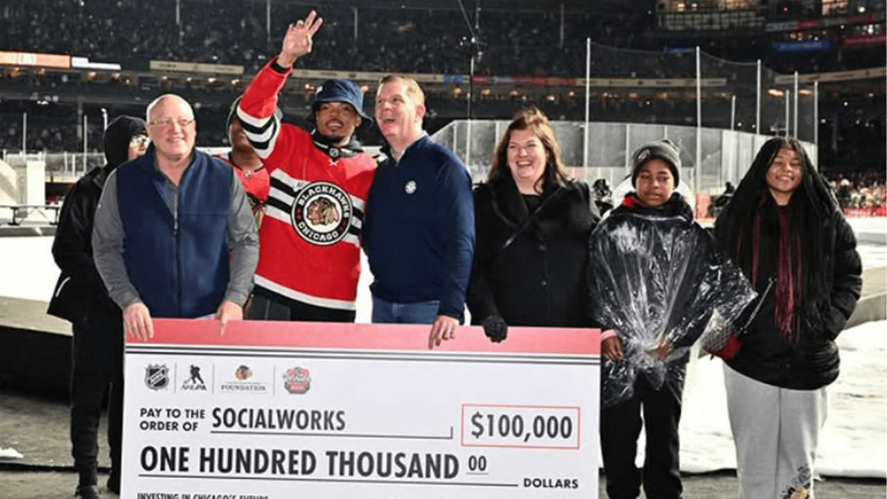 Chance the Rapper partners with NHL, NHLPA, Blackhawks for charity