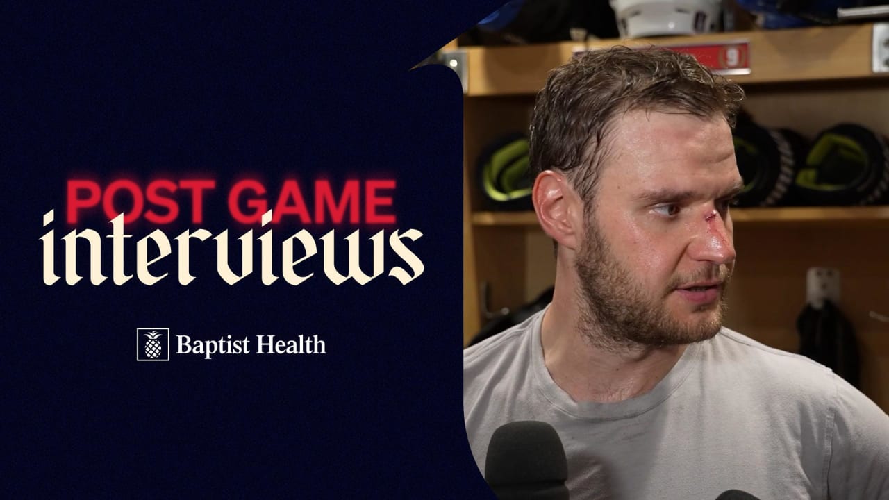 FLA at TOR: Barkov (Postgame) | Florida Panthers