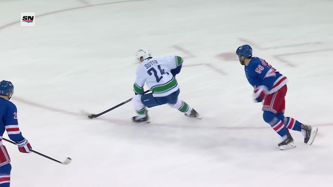 VAN@NYR: Hoglander Scores Goal Against Igor Shesterkin | Vancouver Canucks