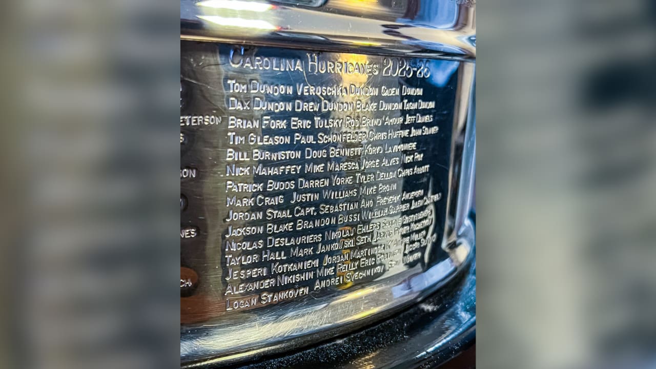 Hurricanes’ Stanley Cup engraving puts Tom Dundon first