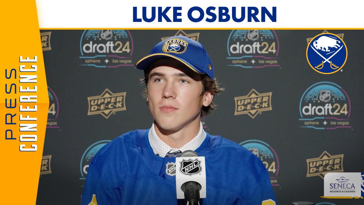 Osburn | Draft Press Conference | Buffalo Sabres