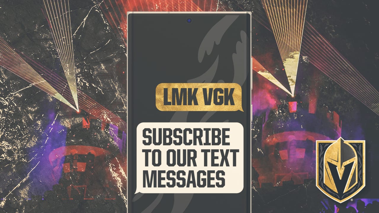 Vegas Golden Knights Introduce 'Lmk VGK' Text Service | Vegas Golden ...