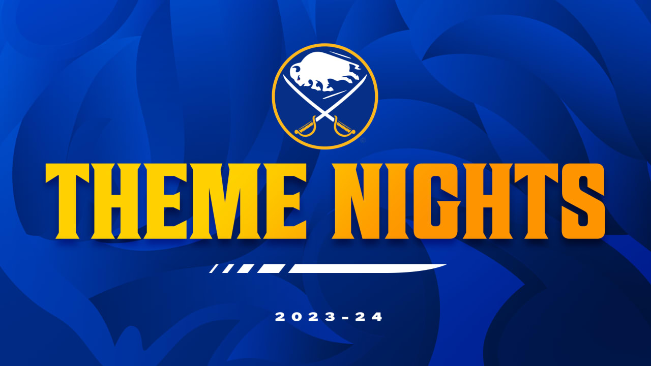 Sabres announce theme nights for 2023-24 season - will wear black and red  for 15 games - All WNY