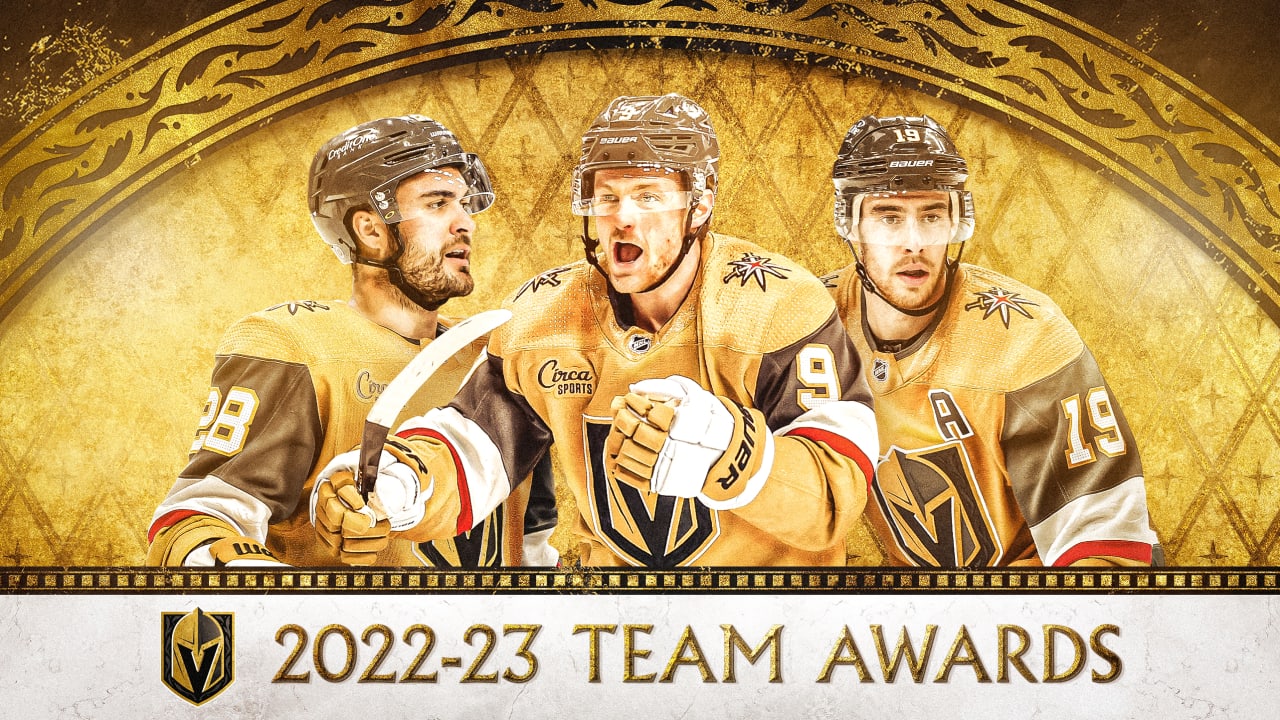 VGK Announce Three Winners From Team's End of Season Awards | Vegas ...