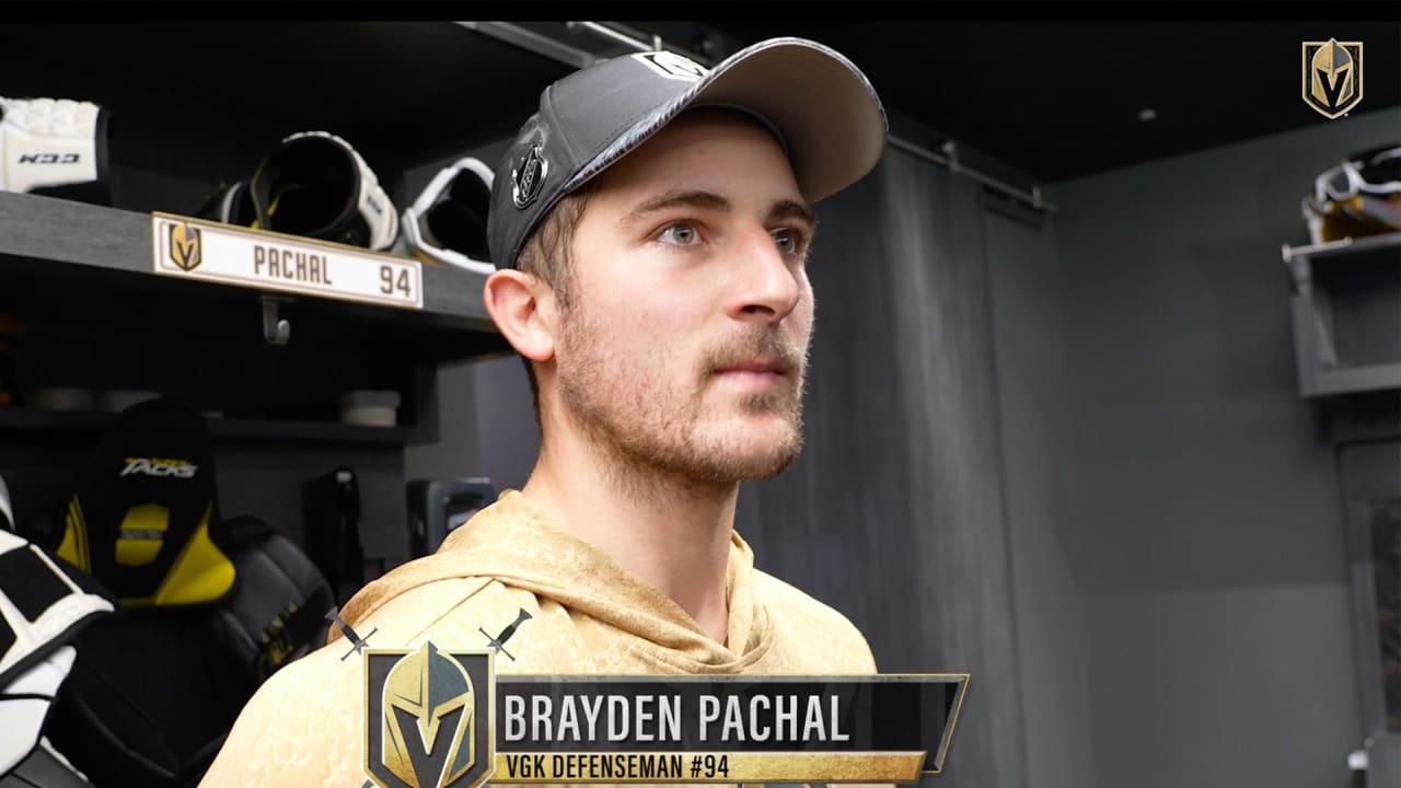 Brayden Pachal Availability 10/3 Vegas Golden Knights