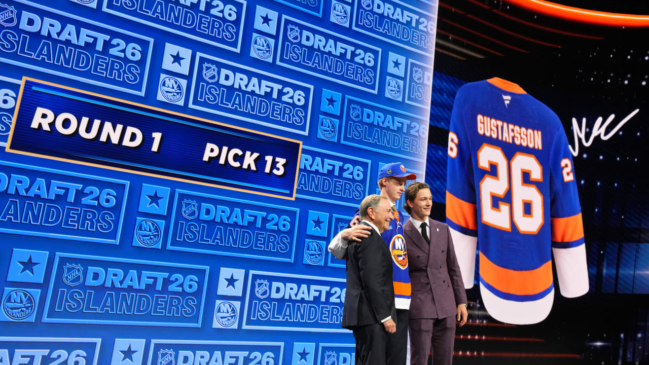 Islanders Add Size, Edge on Blueline with Gustafsson Drafted 13th Overall