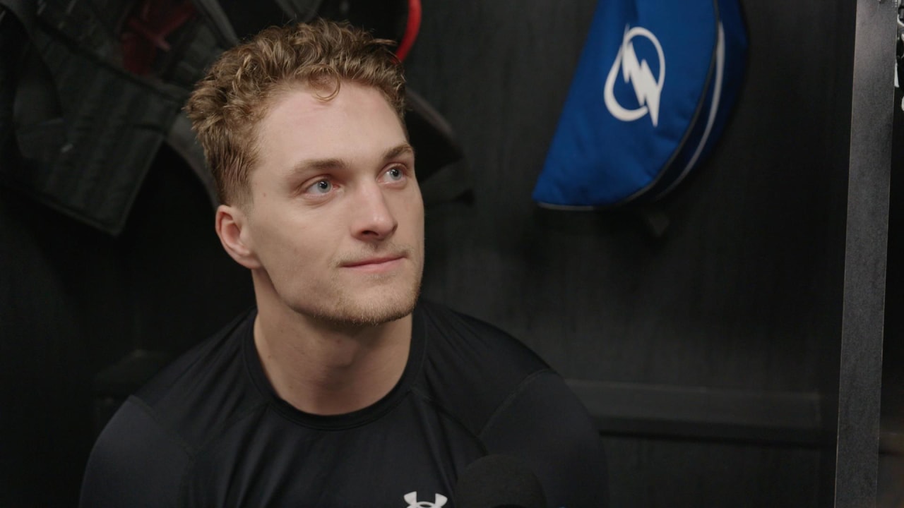 Michell Chaffee | Pregame at Los Angeles  | Tampa Bay Lightning