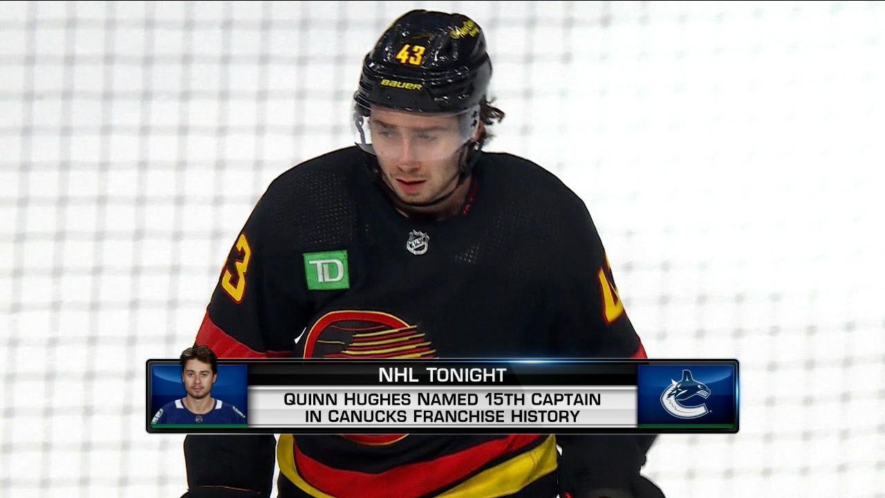 NHL Tonight Hughes Named Captain NHL