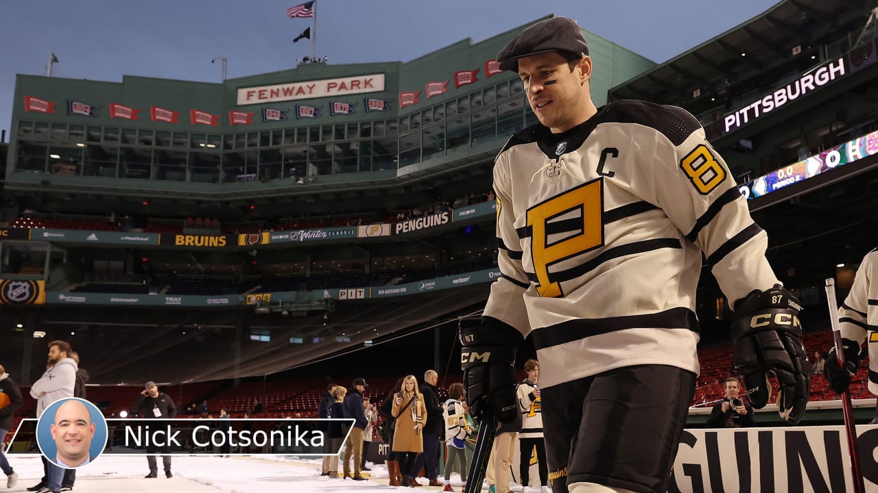 NHL's Winter Classic: Bruins and Penguins players don Red Sox and Pirates  gear at Fenway Park