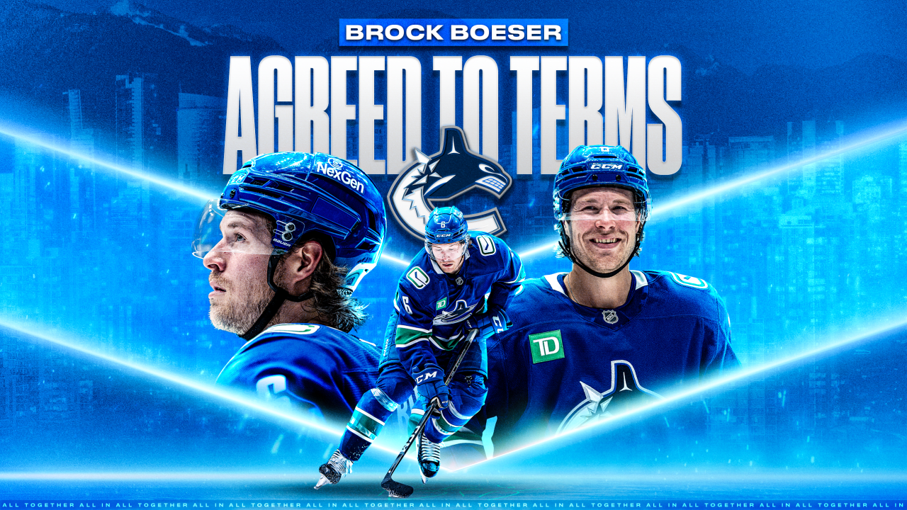 CANUCKS AGREE TO TERMS WITH FORWARD BROCK BOESER ON A SEVEN-YEAR CONTRACT  | Vancouver Canucks