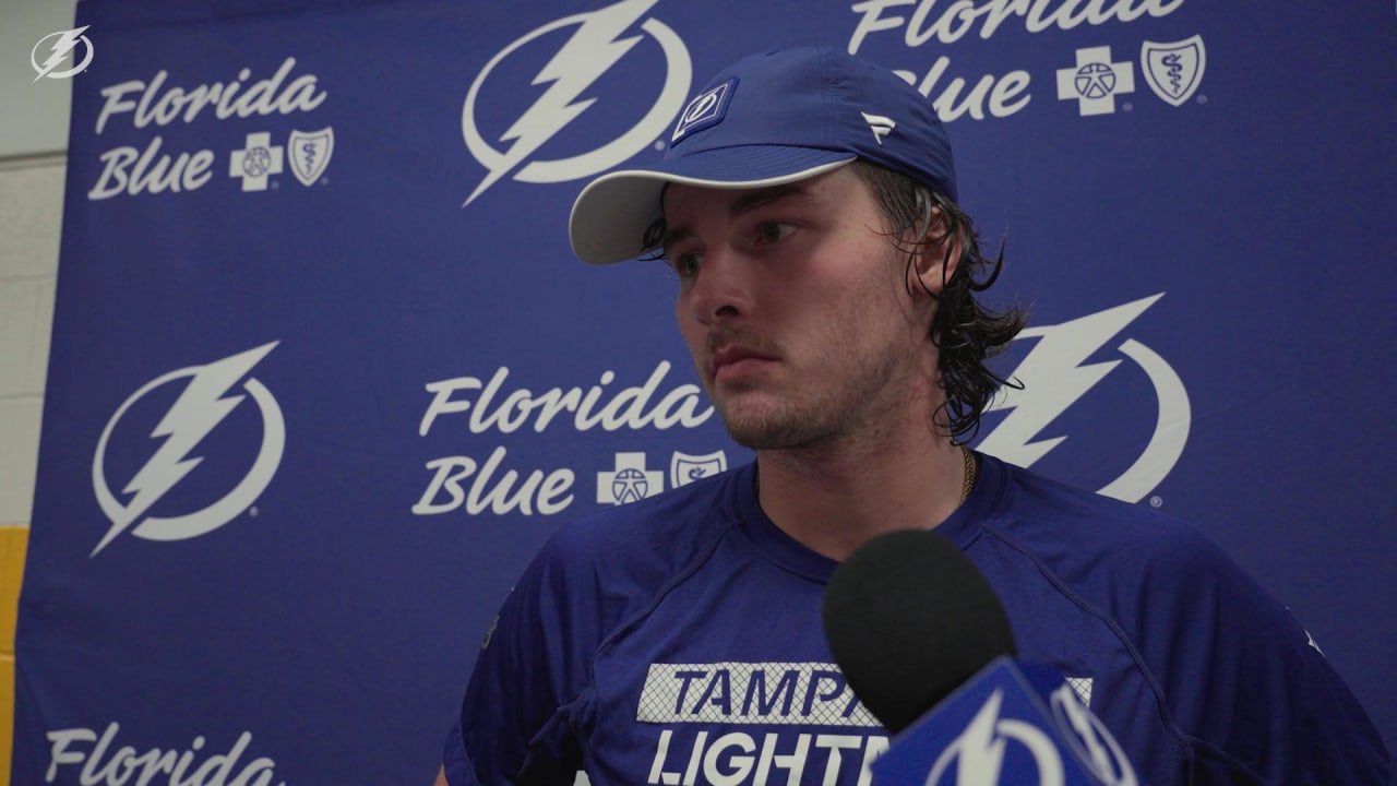 Conor Geekie Postgame at Nashville Predators Tampa Bay Lightning