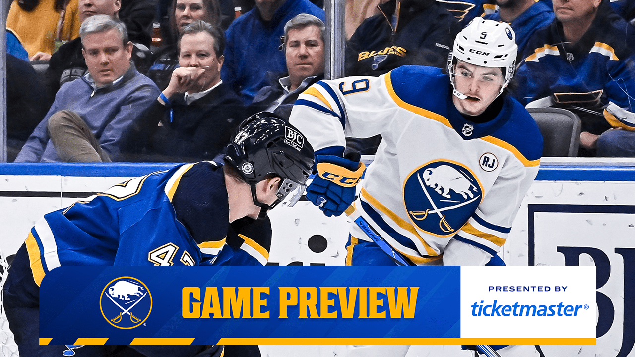 Game Preview 5 things to know ahead of Sabres vs. Blues Buffalo Sabres