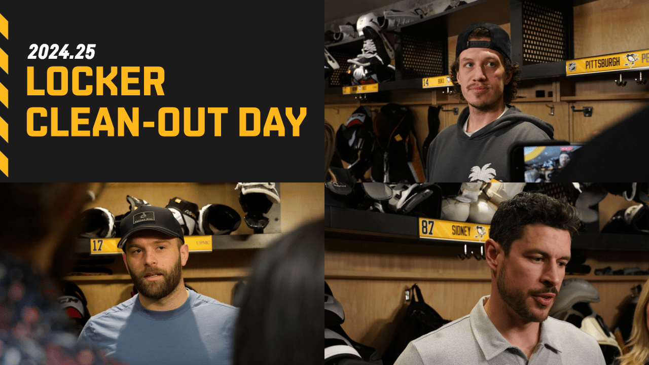 Inside Scoop: 2024.25 Penguins Locker Cleanout Day | Pittsburgh Penguins, image size:1280x720