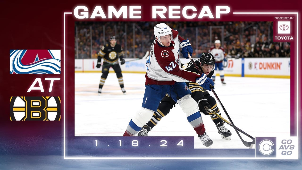 Toyota Game Recap 1 18 2024 Colorado Avalanche   Hc3dj7tjnjoszssz8h5a 