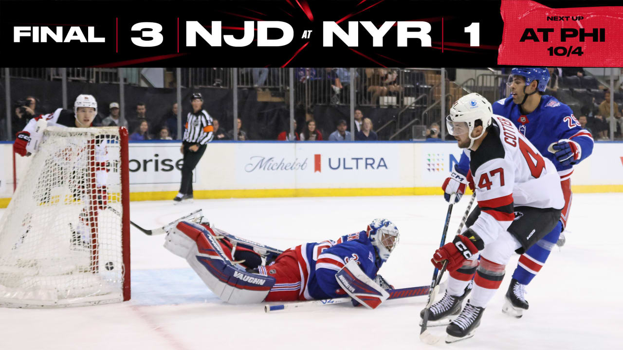 GAME STORY: Devils at Rangers