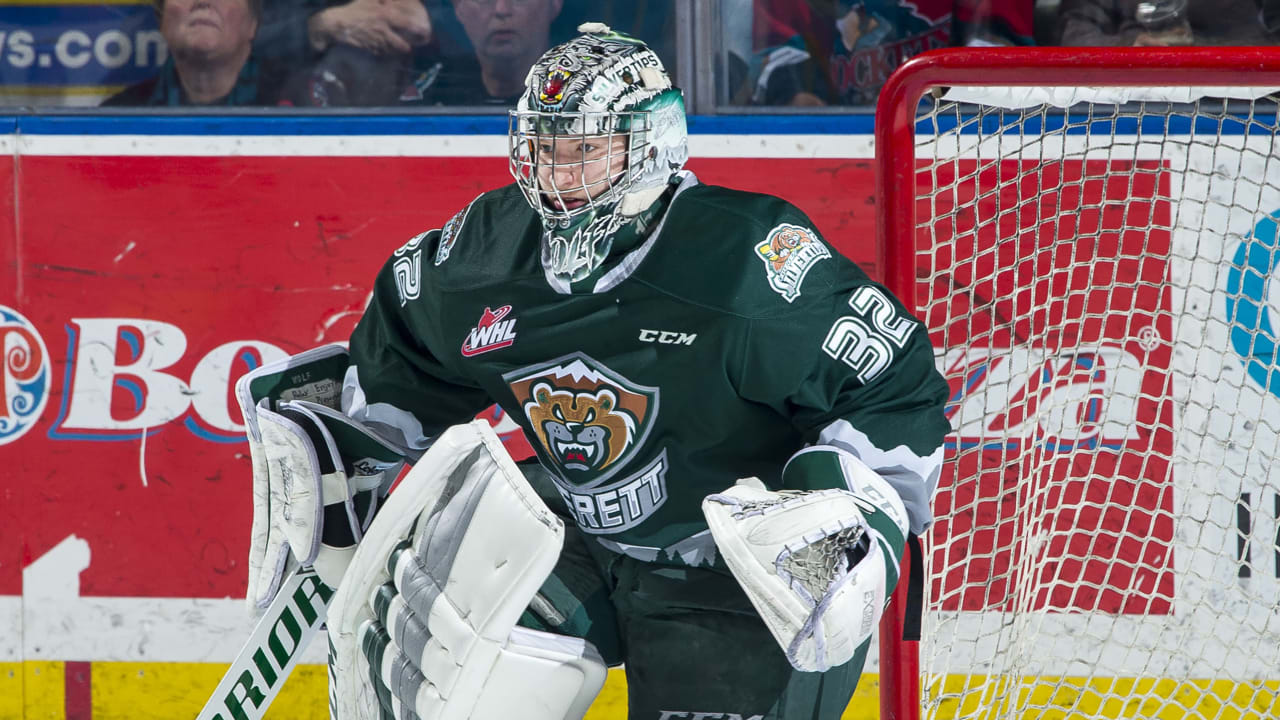 WOLF NAMED WHL GOALIE OF THE MONTH | Calgary Flames