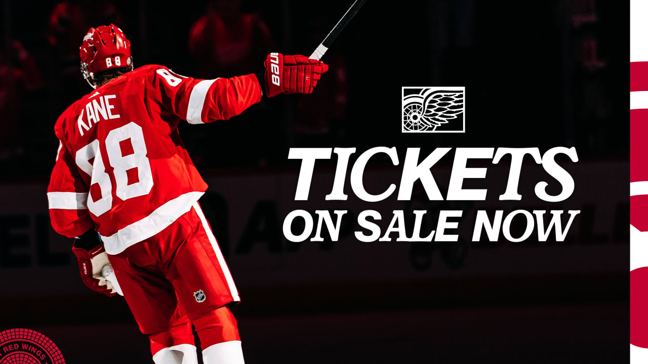 Single game tickets for the Detroit Red Wings 2024-25 season are now on sale