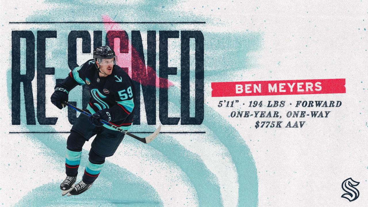 Seattle Kraken Sign Ben Meyers to One-Year Contract Extension | Seattle Kraken