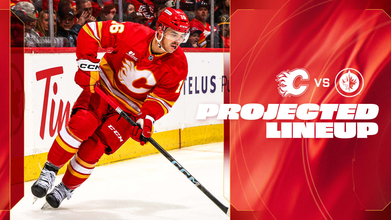 Projected Lineup - Flames vs. Jets | Calgary Flames
