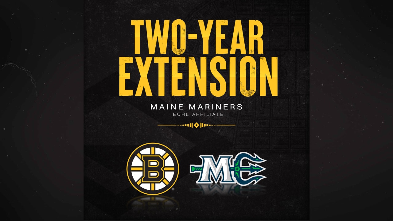 Bruins Announce Affiliation Extension Agreement With Maine Mariners