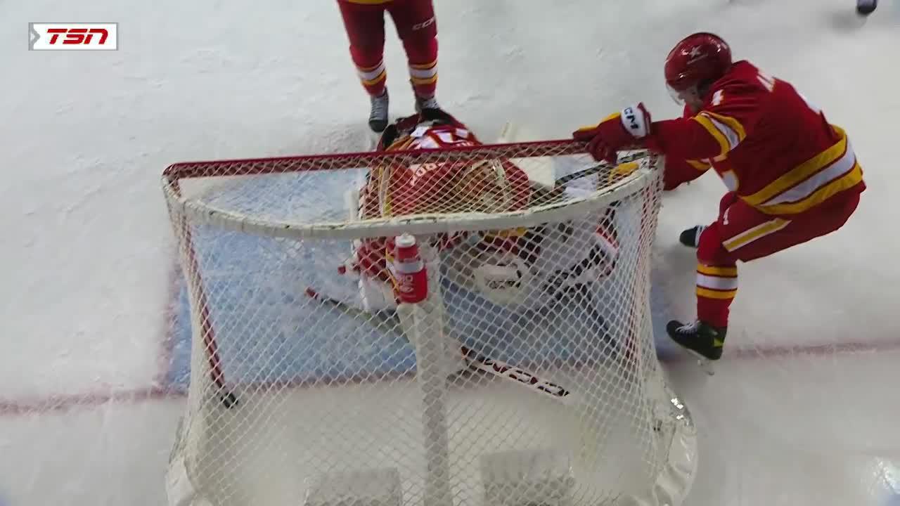 OTTCGY Kubalik scores goal against Jacob Markstrom Ottawa Senators