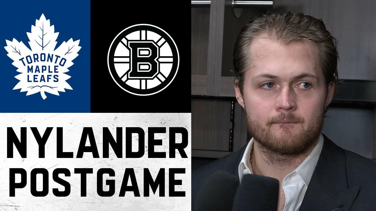 William Nylander Post Game Toronto Maple Leafs