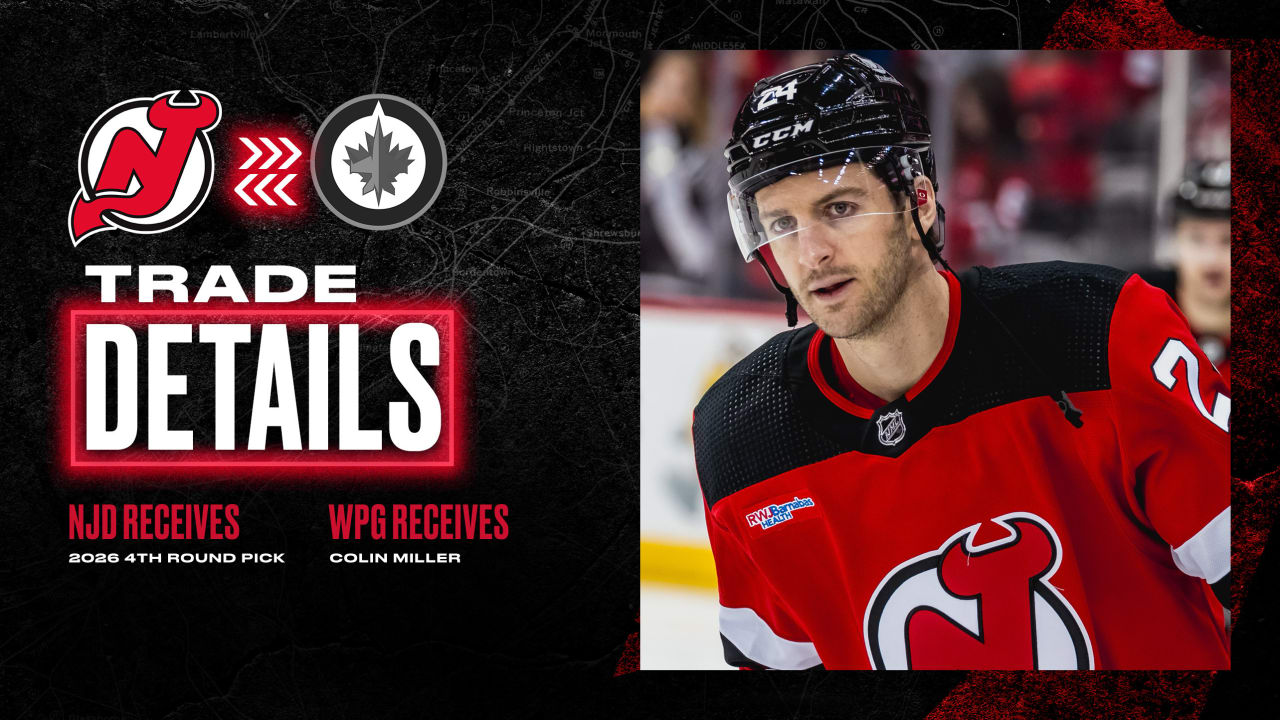 Devils Acquire 2026 4th Round Pick from Winnipeg RELEASE New Jersey