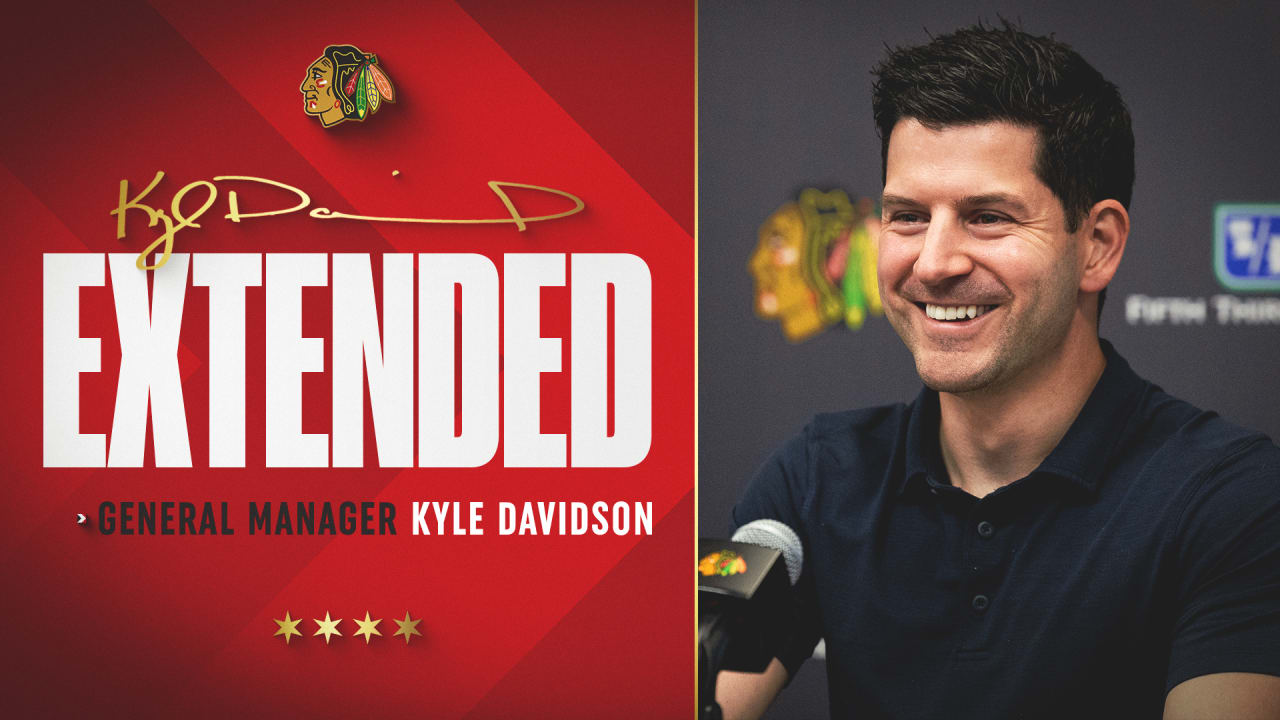 RELEASE: Blackhawks Announce Multi-Year Contract Extension with General Manager Kyle Davidson