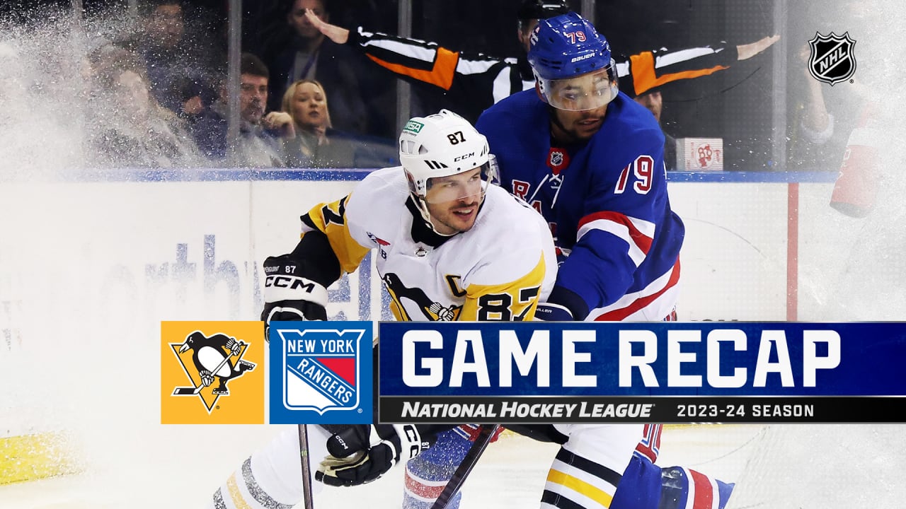 Recap: PIT @ NYR 4.1.24 | NHL.com