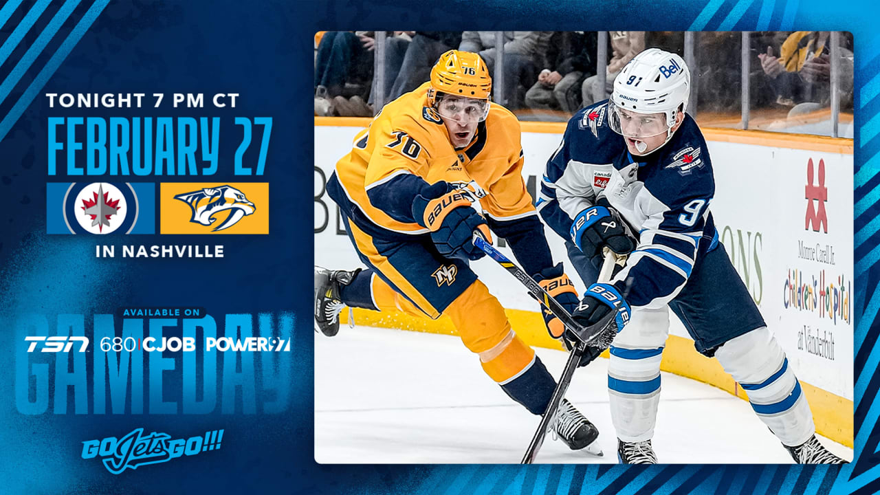 GAMEDAY: Jets at Predators | Winnipeg Jets