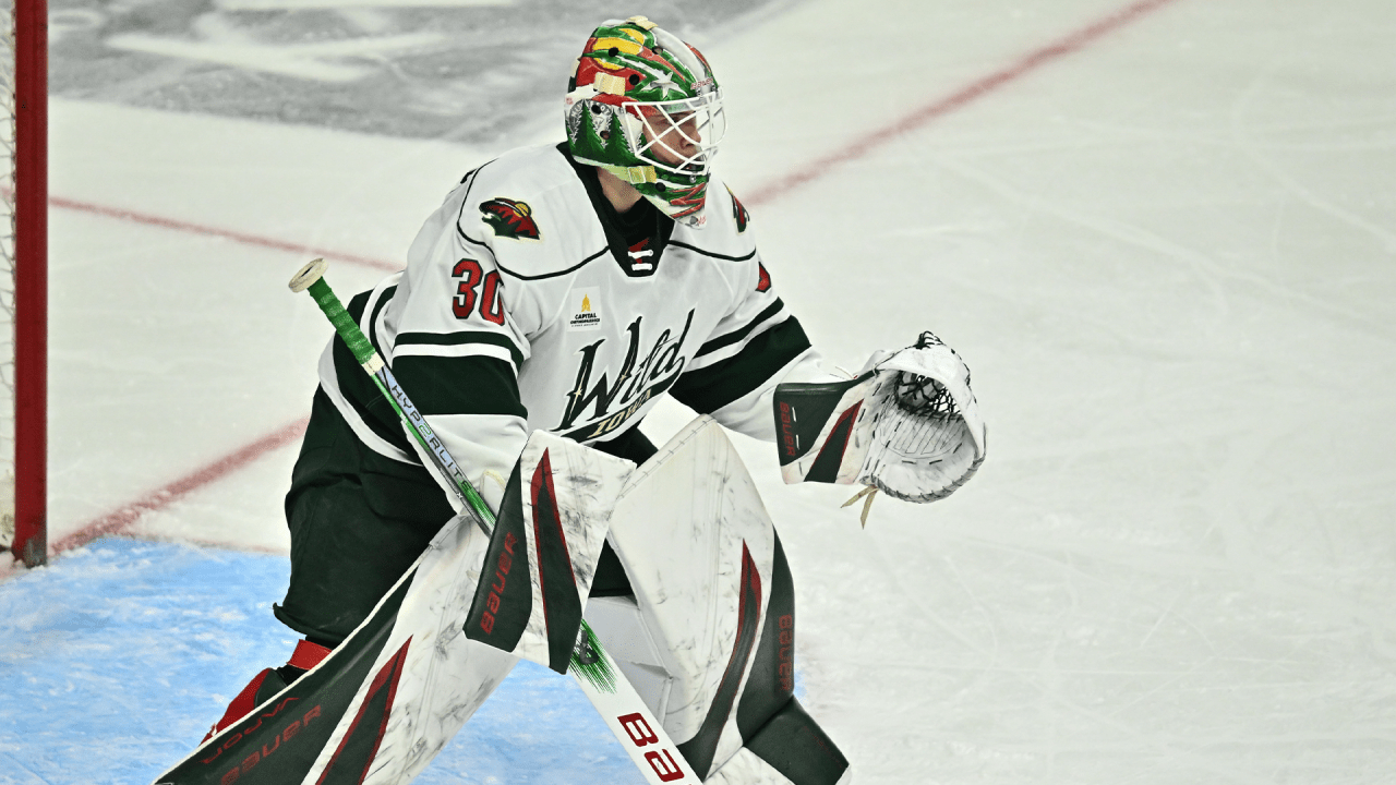 Minnesota Wild Recalls Goaltender Jesper Wallstedt From Iowa ...