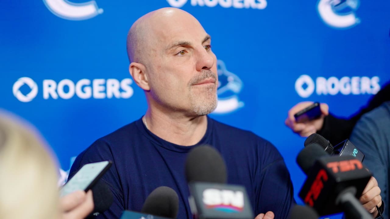 PRACTICE Rick Tocchet Vancouver Canucks