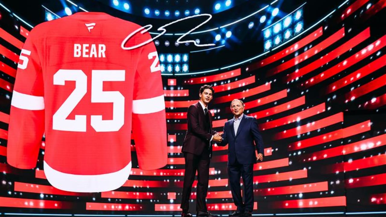 Bear’s intangibles stand out to Red Wings as much as his offensive skills | Detroit Red Wings