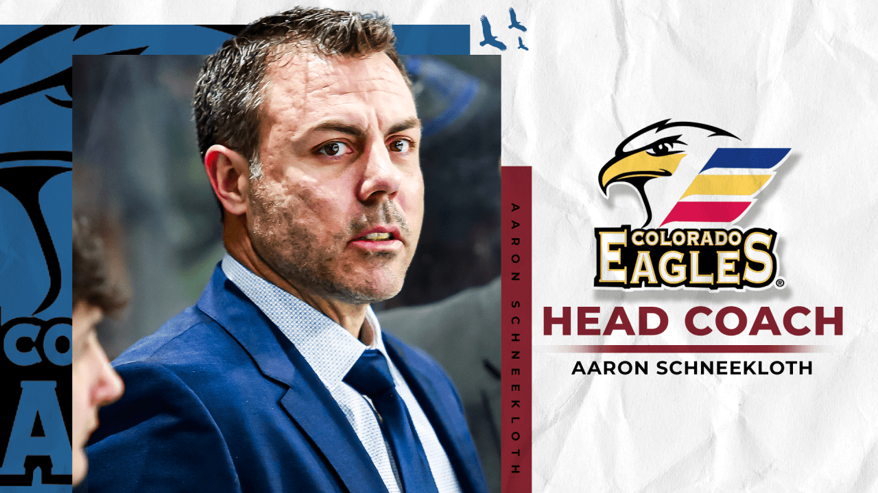 Aaron Schneekloth is new head coach of Avalanche AHL affiliate Colorado  Eagles