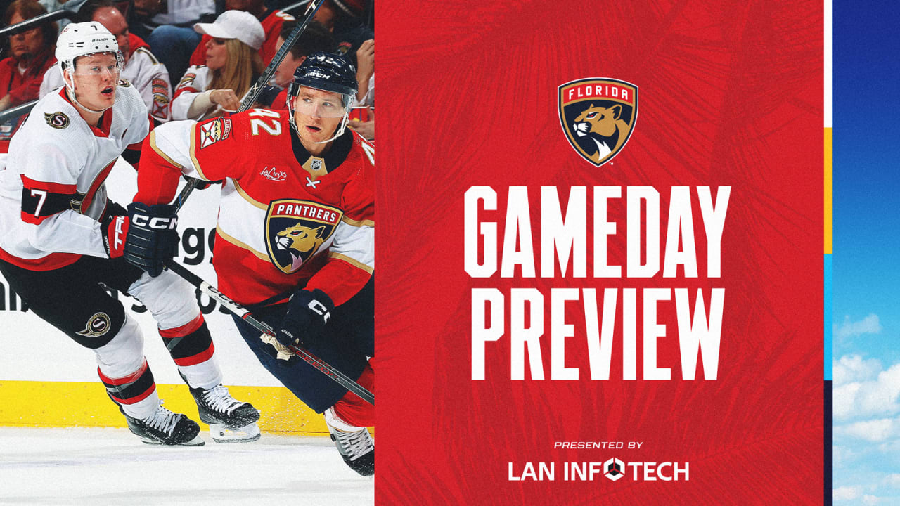 Florida Panthers vs Ottawa Senators: Preview, Lineup, and How to Watch | Amerant Bank Arena Sunset, FL