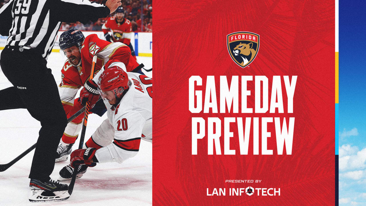 PREVIEW: Panthers Host Hurricanes For Rematch Of Eastern Conference ...