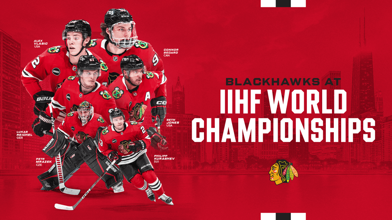 Six Blackhawks Set to Compete in 2024 World Championships