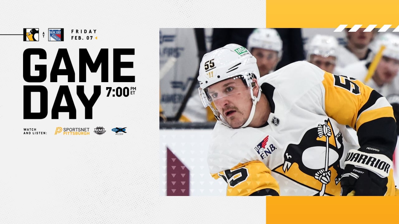 Game Preview: 02.07.25 at New York Rangers | Pittsburgh Penguins